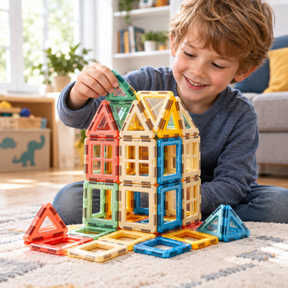 Magnetic Tiles – 60 Piece Starter Set